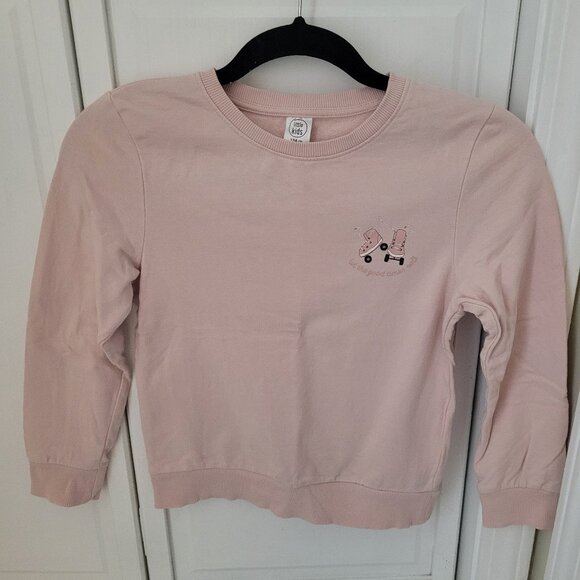 Girls Light Pink Sweatshirt 8-9 Y - Picture 1 of 4